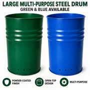 Heavy Duty Steel Drum Garden Incinerator Bin