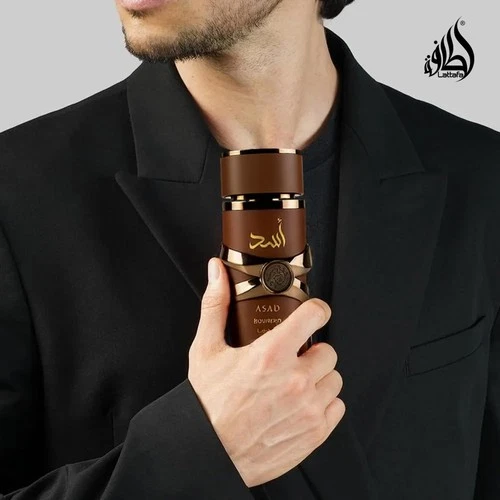 Lattafa Asad Bourbon Eau de Parfum for Men - 3.4 oz EDP Spray