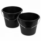 15L Heavy Duty Plastic Bucket - Strong Multi-Purpose Tub